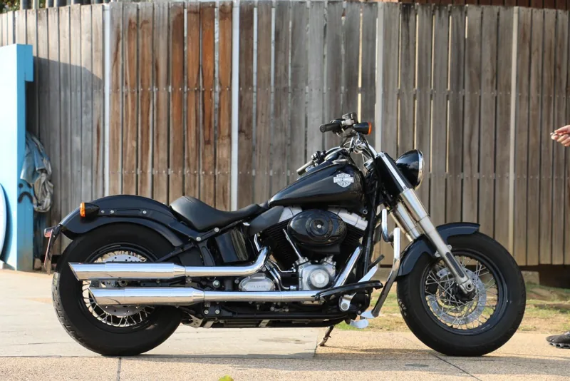 哈雷 Harley-Davidson Softail Slim 司令 美國隊長．第 11 張
